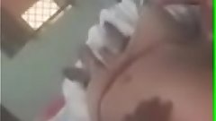 indian wife showing her boobs to husband with clear audio