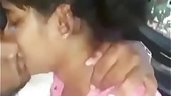 Telugu girl sucking in car